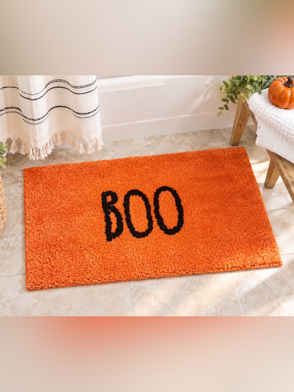 NEW Rae Dunn Orange BOO Bathroom Rug - Size 20x32

Check out my other listings.